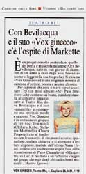 Corriere della Sera (2 dicembre 2005)